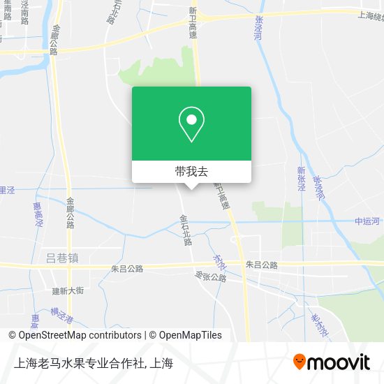 上海老马水果专业合作社地图