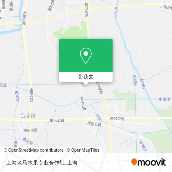 上海老马水果专业合作社地图