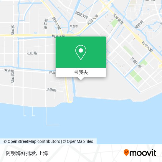 阿明海鲜批发地图