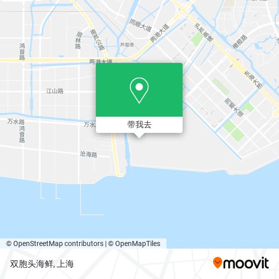 双胞头海鲜地图