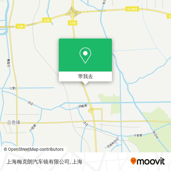 上海梅克朗汽车镜有限公司地图