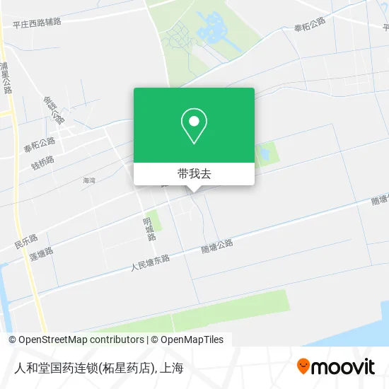 人和堂国药连锁(柘星药店)地图