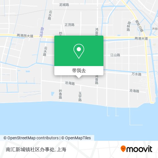 南汇新城镇社区办事处地图