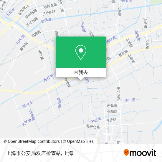 上海市公安局双庙检查站地图