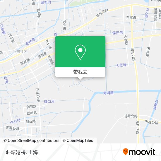 斜塘港桥地图
