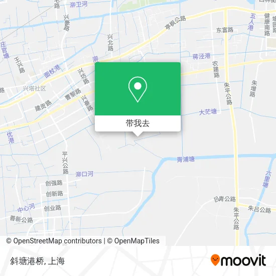 斜塘港桥地图