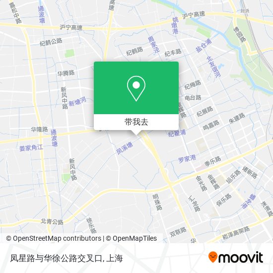 凤星路与华徐公路交叉口地图