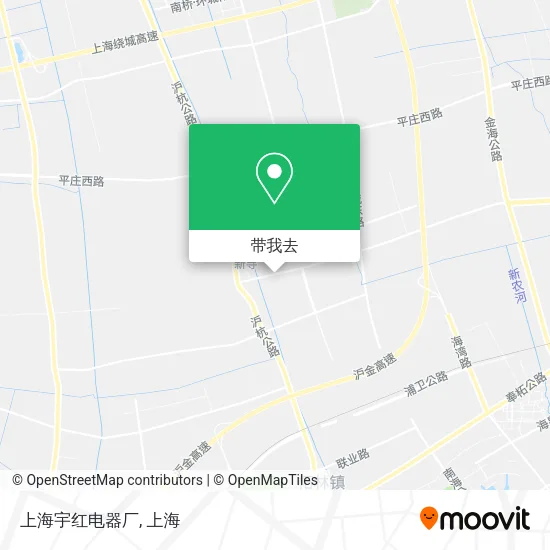 上海宇红电器厂地图