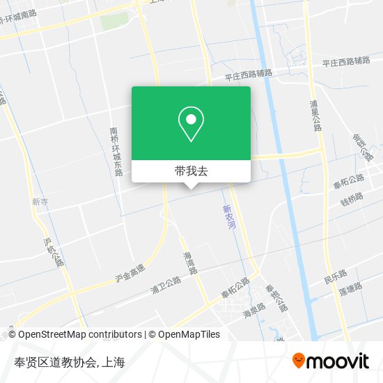 奉贤区道教协会地图