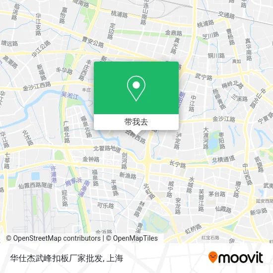 华仕杰武峰扣板厂家批发地图