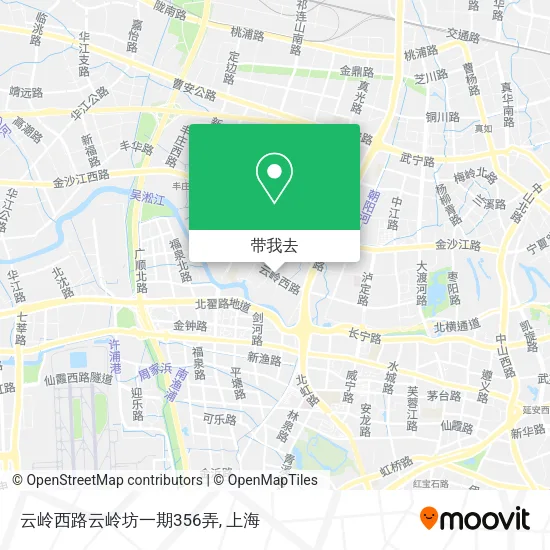 云岭西路云岭坊一期356弄地图