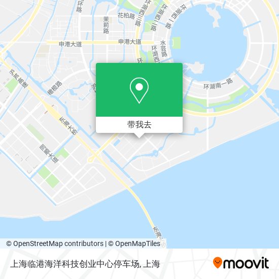 上海临港海洋科技创业中心停车场地图
