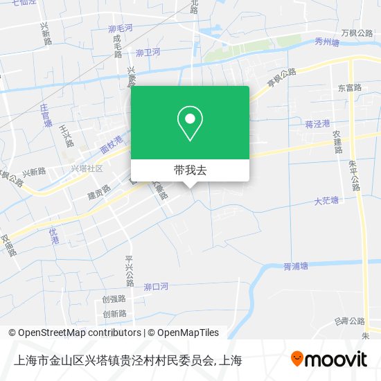 上海市金山区兴塔镇贵泾村村民委员会地图