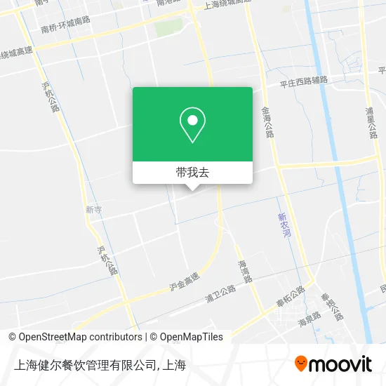 上海健尔餐饮管理有限公司地图
