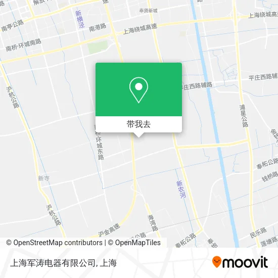 上海军涛电器有限公司地图