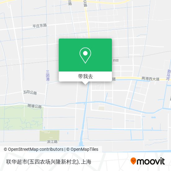 联华超市(五四农场兴隆新村北)地图
