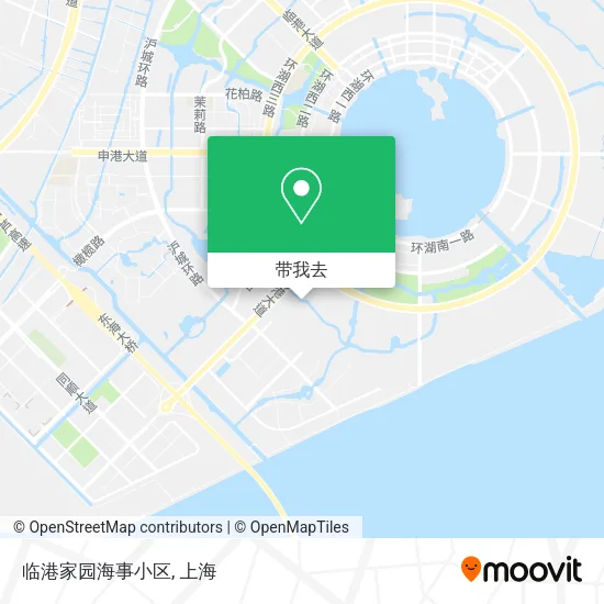 临港家园海事小区地图