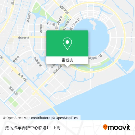 鑫岳汽车养护中心临港店地图