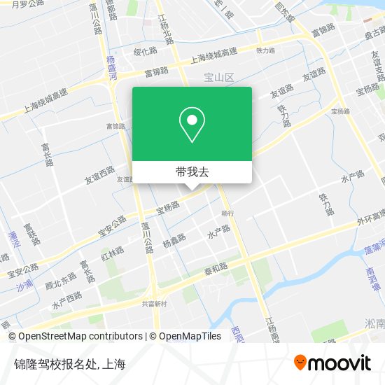 锦隆驾校报名处地图