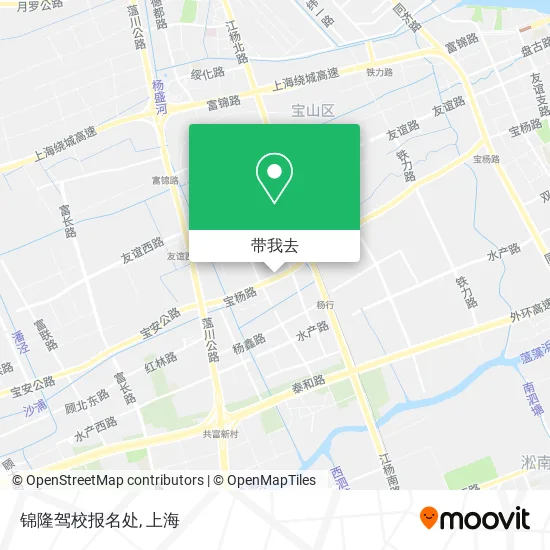 锦隆驾校报名处地图