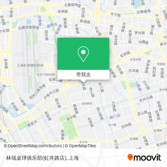 林瑞桌球俱乐部(虹井路店)地图
