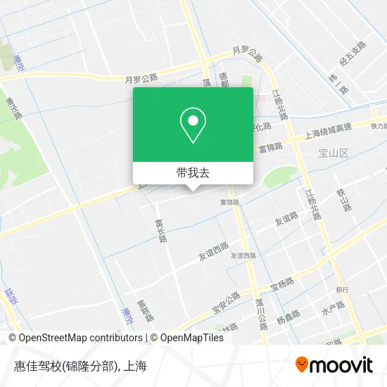 惠佳驾校(锦隆分部)地图