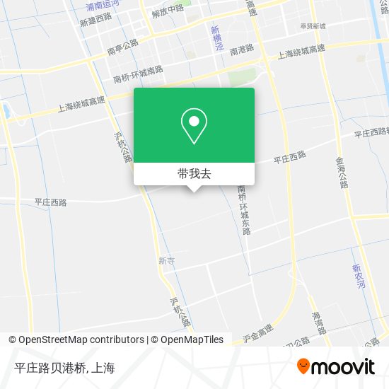 平庄路贝港桥地图