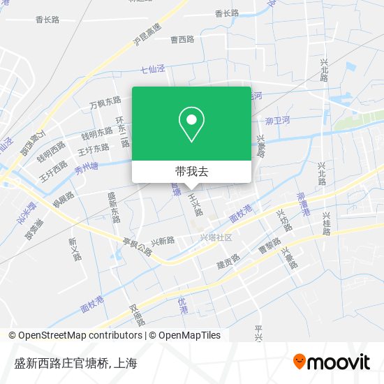 盛新西路庄官塘桥地图