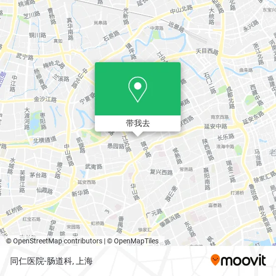 同仁医院-肠道科地图