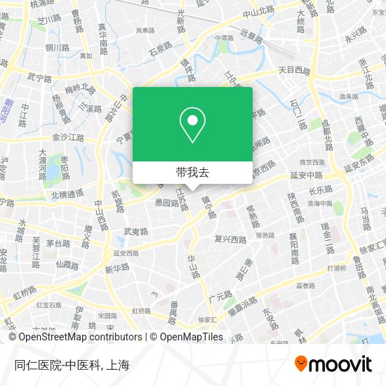 同仁医院-中医科地图