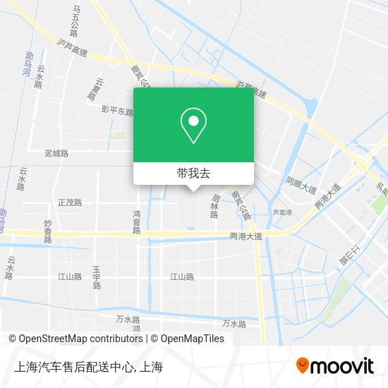上海汽车售后配送中心地图