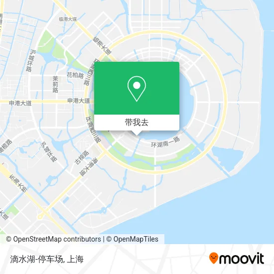 滴水湖-停车场地图