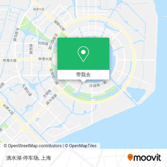 滴水湖-停车场地图