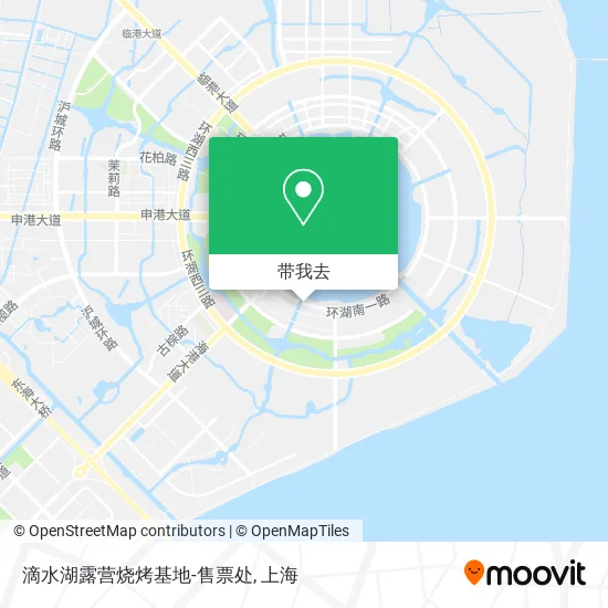 滴水湖露营烧烤基地-售票处地图