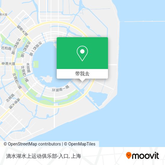 滴水湖水上运动俱乐部-入口地图