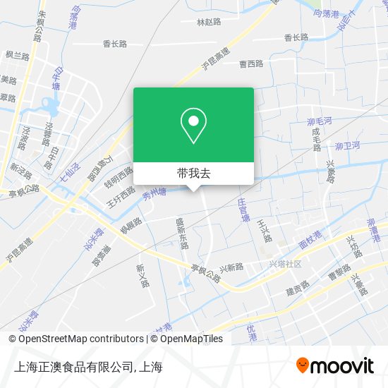 上海正澳食品有限公司地图