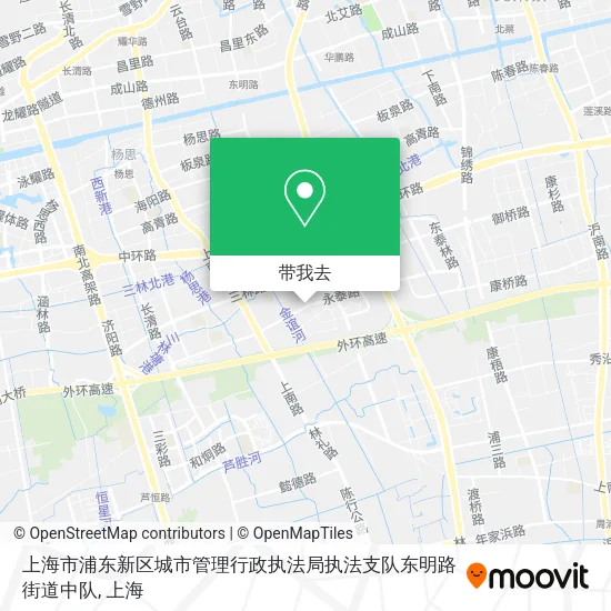 上海市浦东新区城市管理行政执法局执法支队东明路街道中队地图