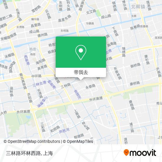 三林路环林西路地图