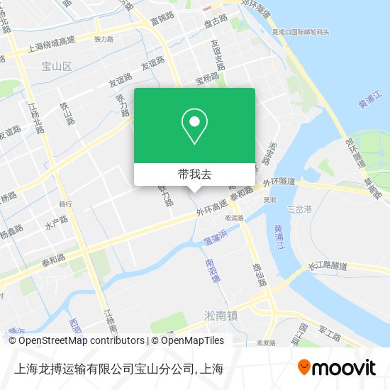 上海龙搏运输有限公司宝山分公司地图