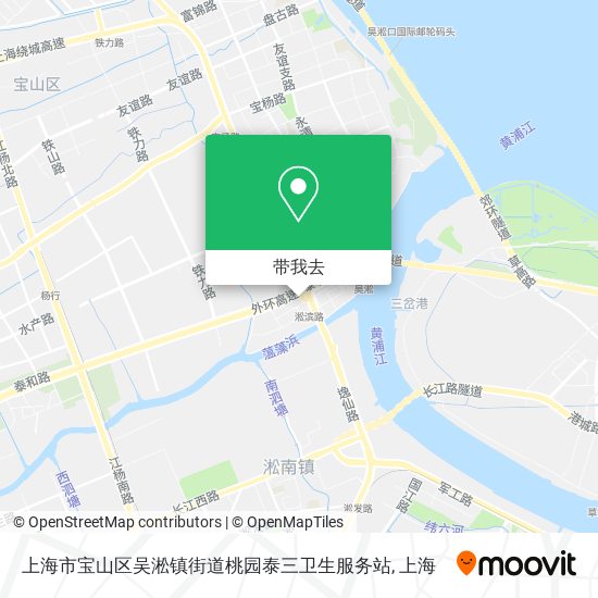 上海市宝山区吴淞镇街道桃园泰三卫生服务站地图