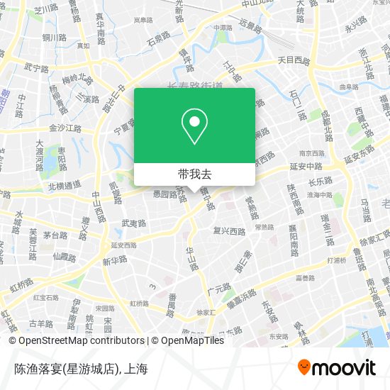 陈渔落宴(星游城店)地图