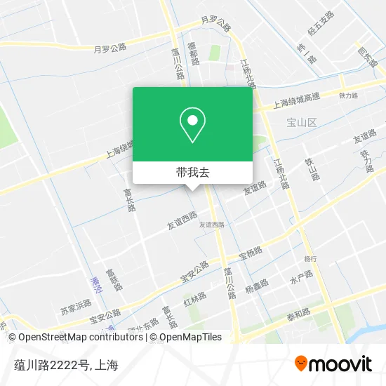 蕴川路2222号地图