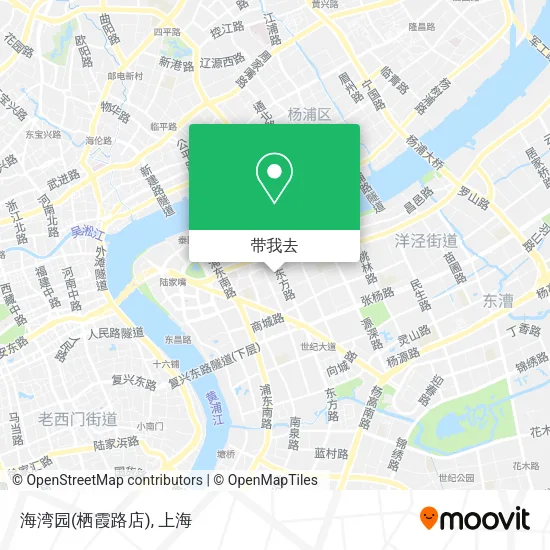海湾园(栖霞路店)地图