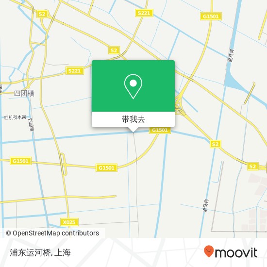 浦东运河桥地图