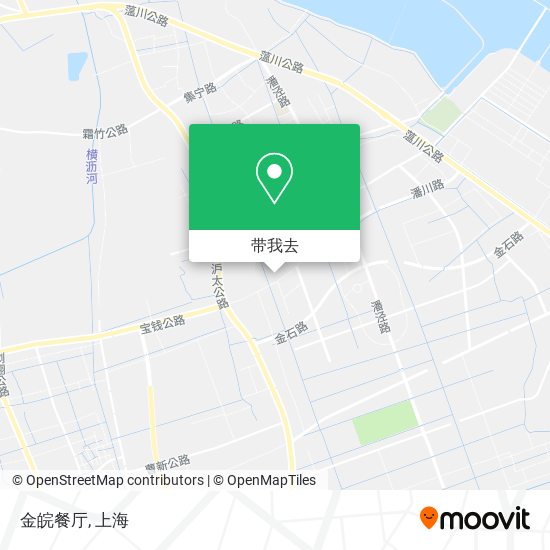 金皖餐厅地图