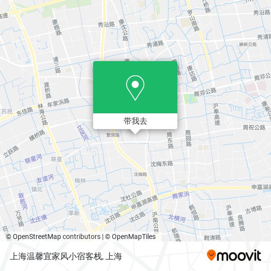 上海温馨宜家风小宿客栈地图