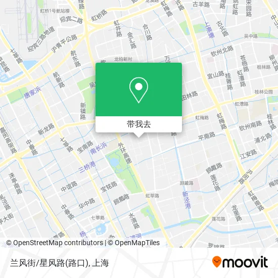 兰风街/星风路(路口)地图