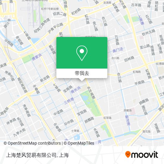 上海楚风贸易有限公司地图