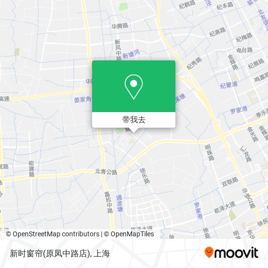 新时窗帘(原凤中路店)地图