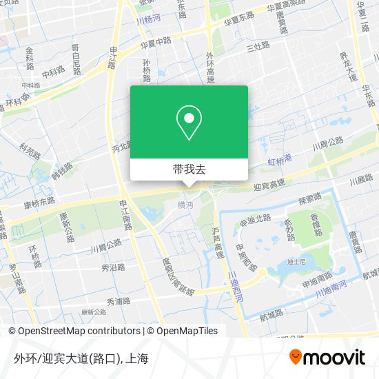 外环/迎宾大道(路口)地图